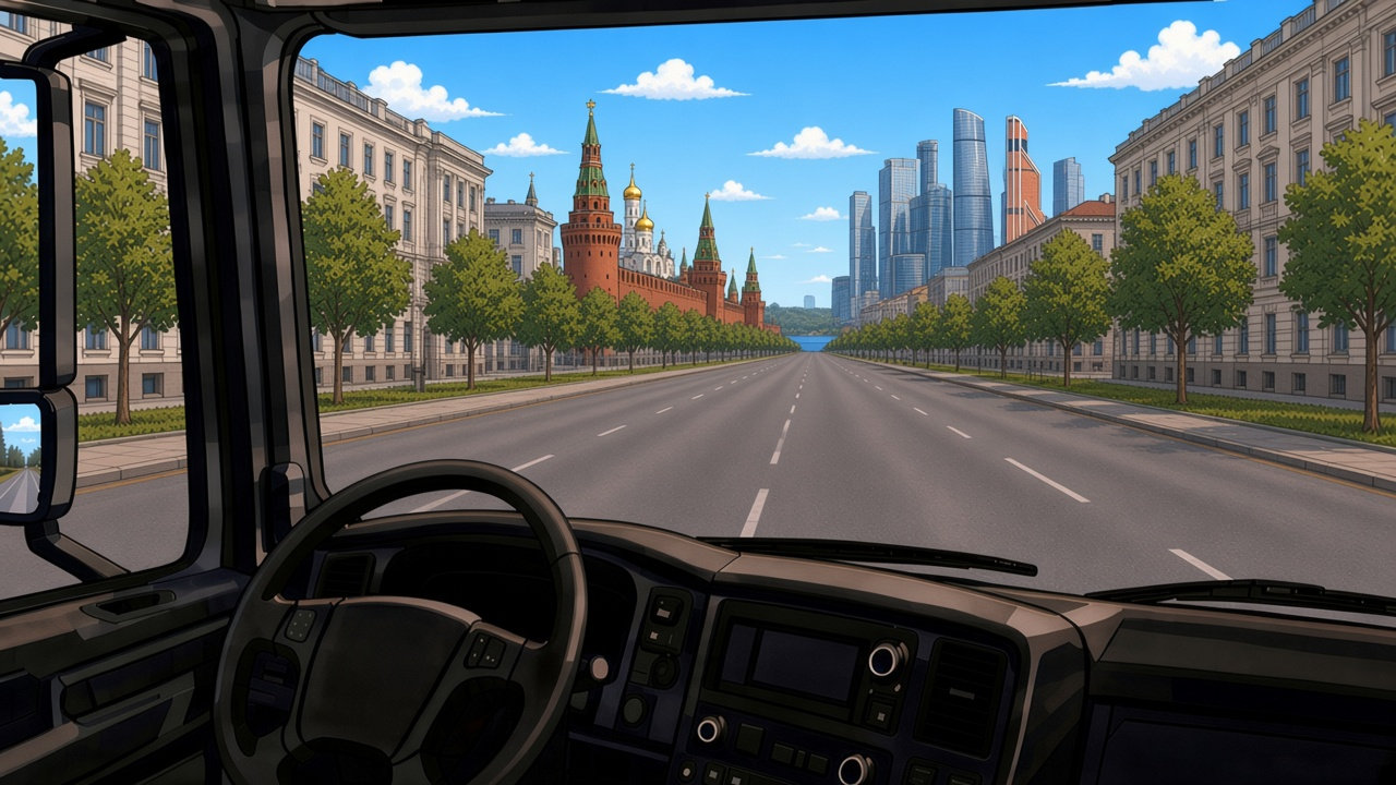 В пути: Москва