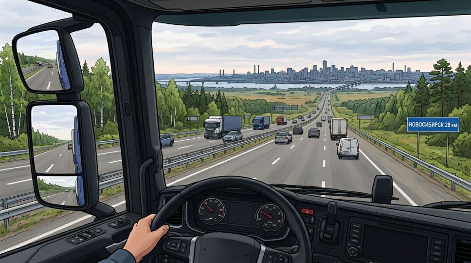 Дорожная сцена: рейс через Новосибирск